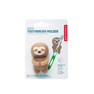TOOTHBRUSH HOLDER | SLOTH-Kids-KIKKERLAND DESIGNS-Coriander