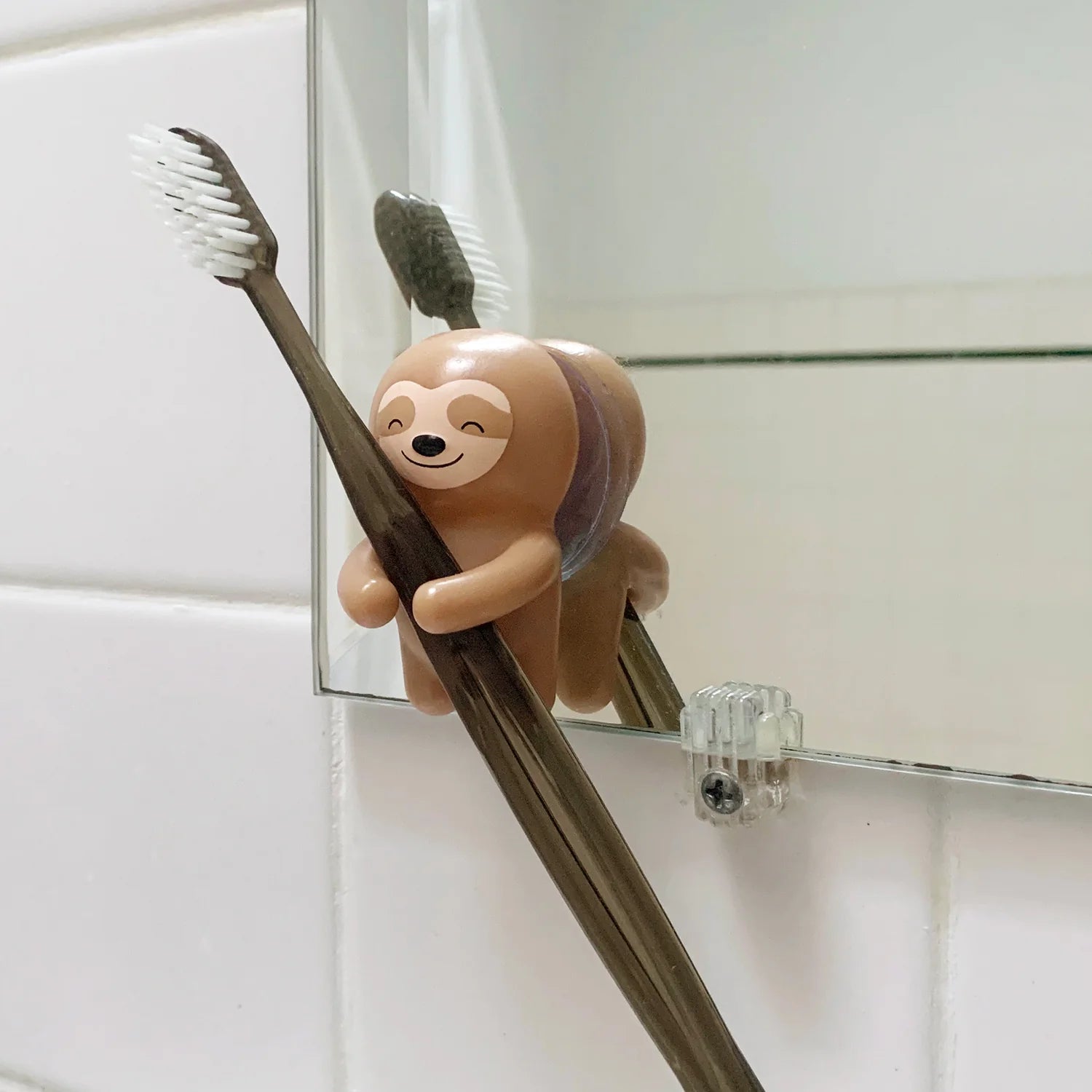 TOOTHBRUSH HOLDER | SLOTH-Kids-KIKKERLAND DESIGNS-Coriander