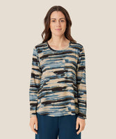TOP | BADISNA-Tops-MASAI-XSMALL-BLUE FOG-Coriander