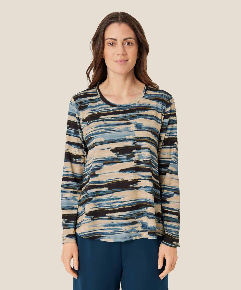 TOP | BADISNA-Tops-MASAI-XSMALL-BLUE FOG-Coriander