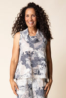 TOP | BISTRO DRAPE COLLAR-Top-HABITAT-XSMALL-WILLOW-Coriander