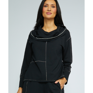 TOP | COOL COWL-Tops-OLIVIA-XSMALL-BLACK-Coriander
