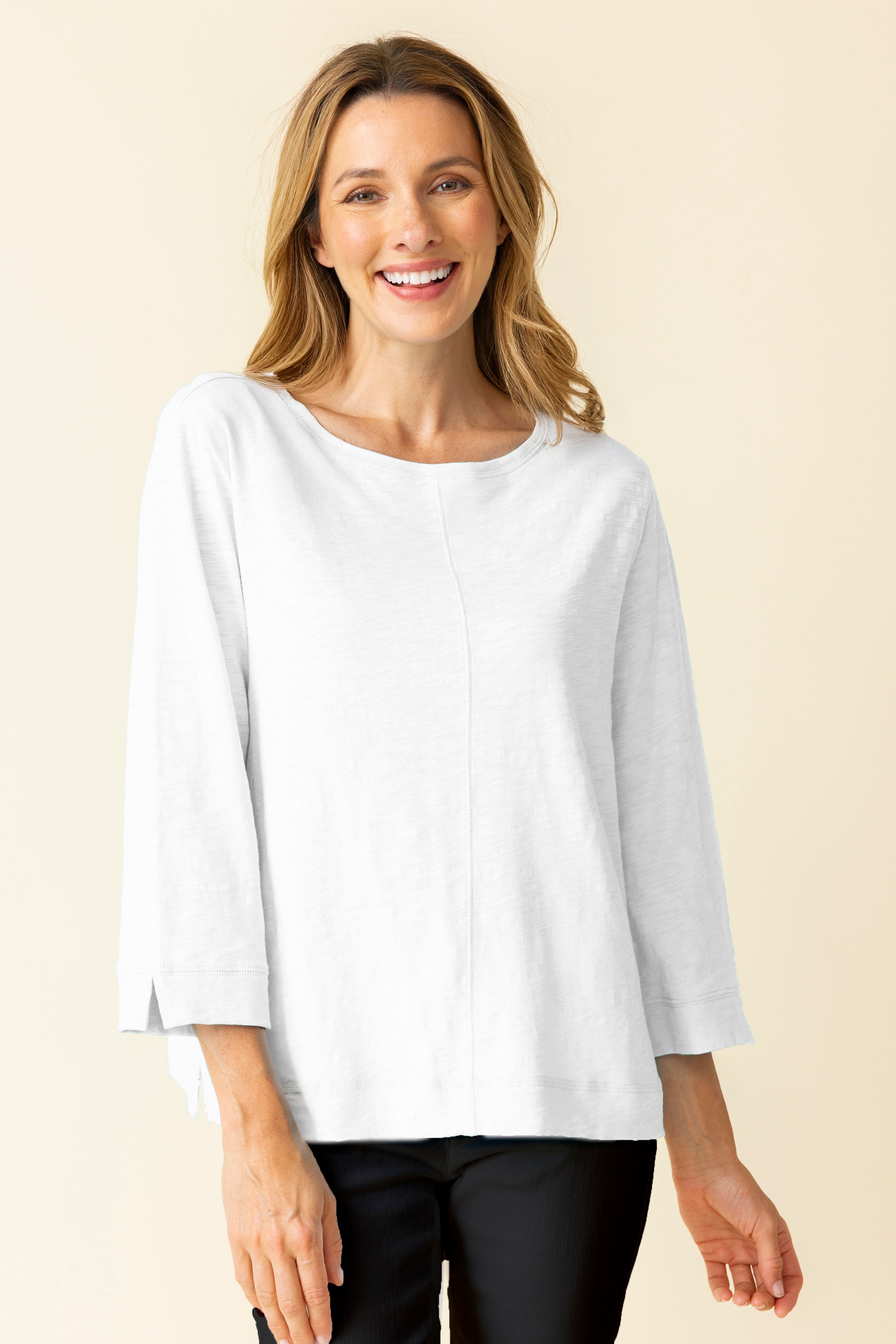TOP | COVER STITCH BOATNECK-Top-HABITAT-XSMALL-WHITE-Coriander