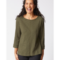 TOP | COVERSTITCH BOATNECK-Top-HABITAT-SMALL-FOREST-Coriander