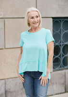 TOP | DISCOVER-Tops-SHANNON PASSERO-SMALL-TURQUOISE-Coriander