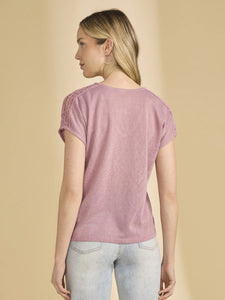 TOP | DOLMAN SLEEVE CROCHET-Top-FRENCH DRESSING JEANS-Coriander