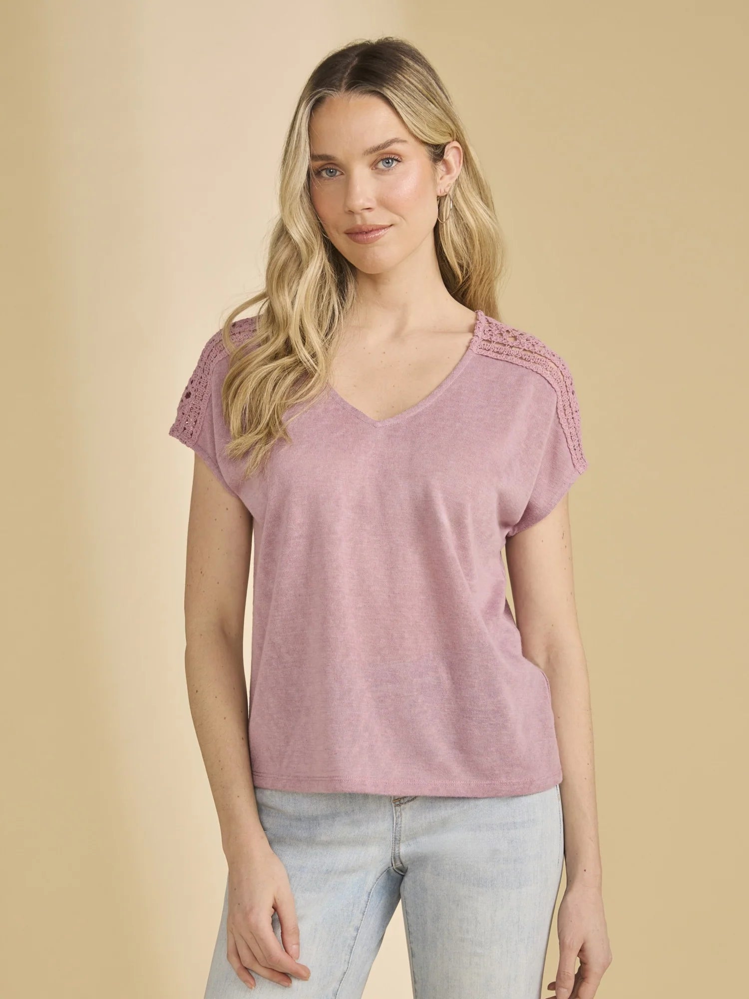 TOP | DOLMAN SLEEVE CROCHET-Top-FRENCH DRESSING JEANS-XSMALL-MAGIC MAUVE-Coriander