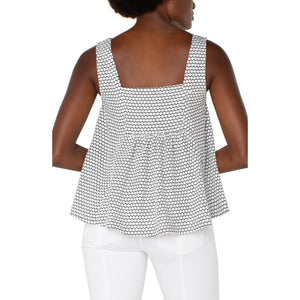 TOP | SLEEVELESS SQUARE NECK-Top-LIVERPOOL-Coriander