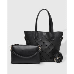 TOTE BAG | BABY BERMUDA TONE-ON-Bags & Wallets-LOUENHIDE-Coriander