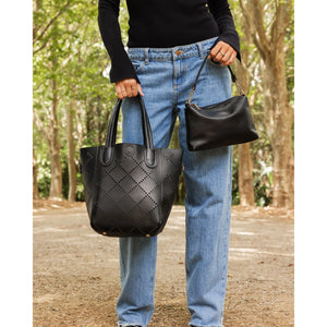 TOTE BAG | BABY BERMUDA TONE-ON-Bags & Wallets-LOUENHIDE-Coriander