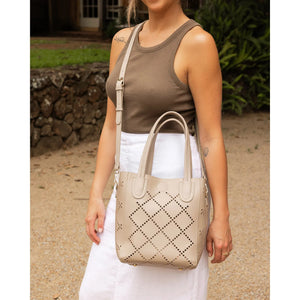TOTE BAG | BABY BERMUDA TONE-ON-Bags & Wallets-LOUENHIDE-Coriander