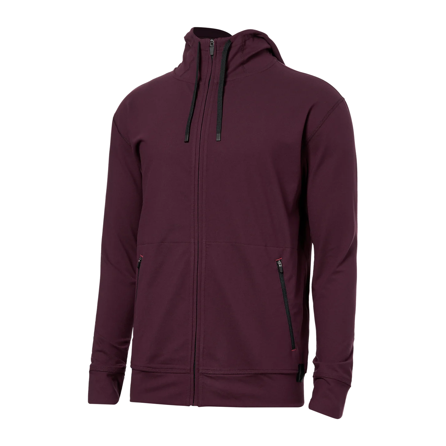 TRAILZER FULL ZIP HOODIE - BURNT PLUM-Jackets & Coats-SAXX-MEDIUM-BURNT PLUM-Coriander