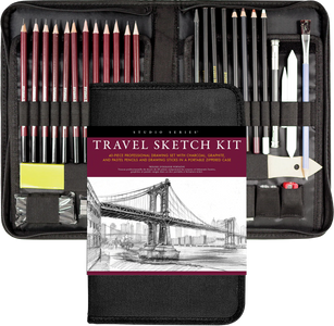 TRAVEL SKETCH KIT-Books & Stationery-PETER PAUPER PRESS-Coriander