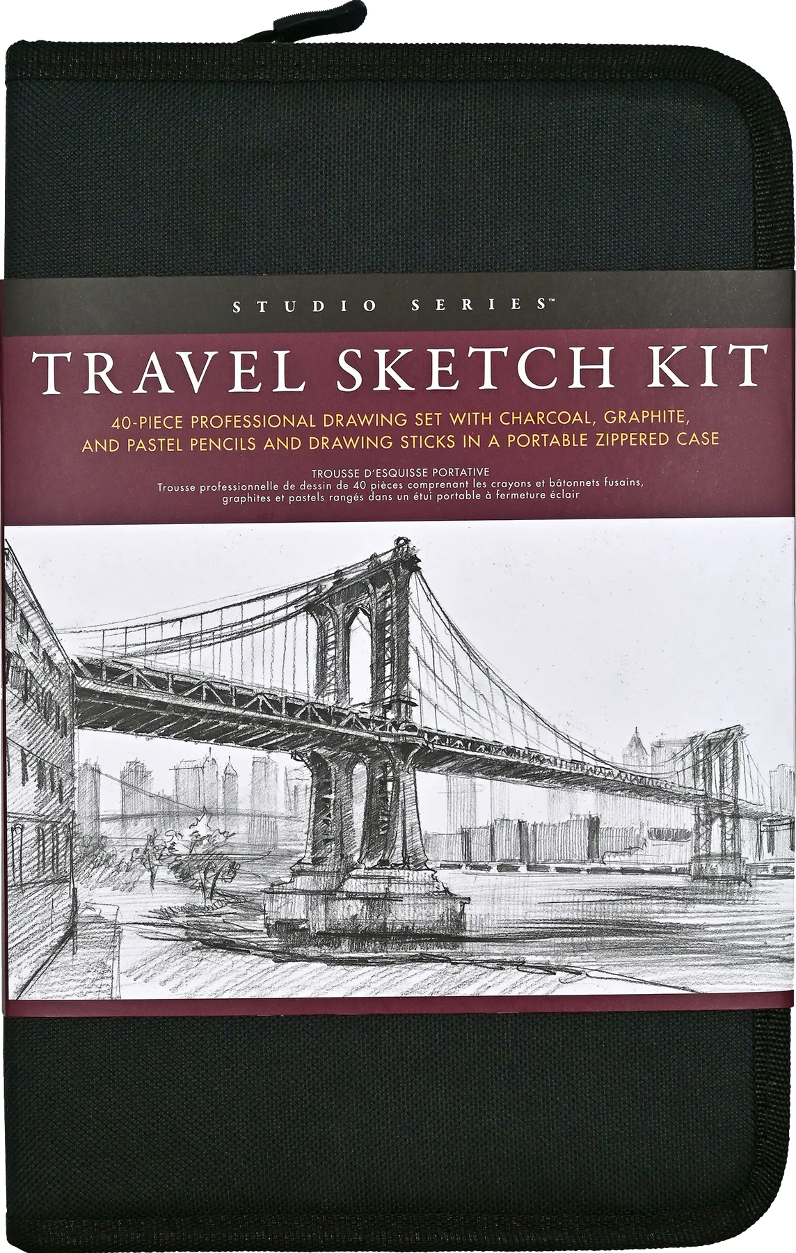 TRAVEL SKETCH KIT-Books & Stationery-PETER PAUPER PRESS-Coriander