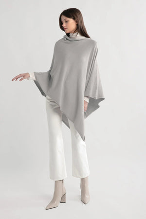 TRIANGLE PONCHO-Clothing-LOOK BY M-ONE-STONE-Coriander