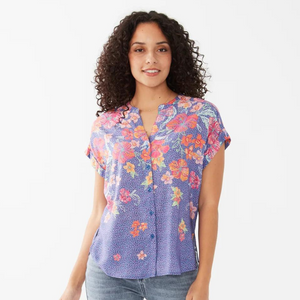 TROPICAL DOLMAN SHIRT-Tops-FRENCH DRESSING JEANS-MEDIUM-TROPIC-Coriander