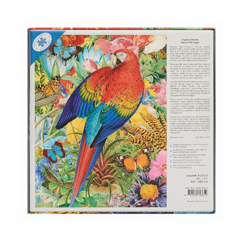 TROPICAL GARDEN 1 000 PC PUZZLE-Fun and Games-RAINCOAST-Coriander