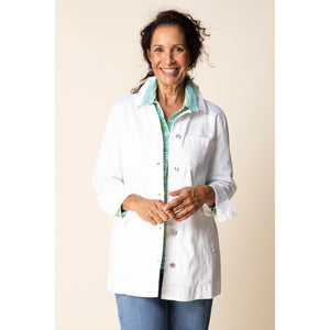 TRUCKER JACKET | BOYFRIEND-Jackets & Sweaters-HABITAT-SMALL-WHITE-Coriander