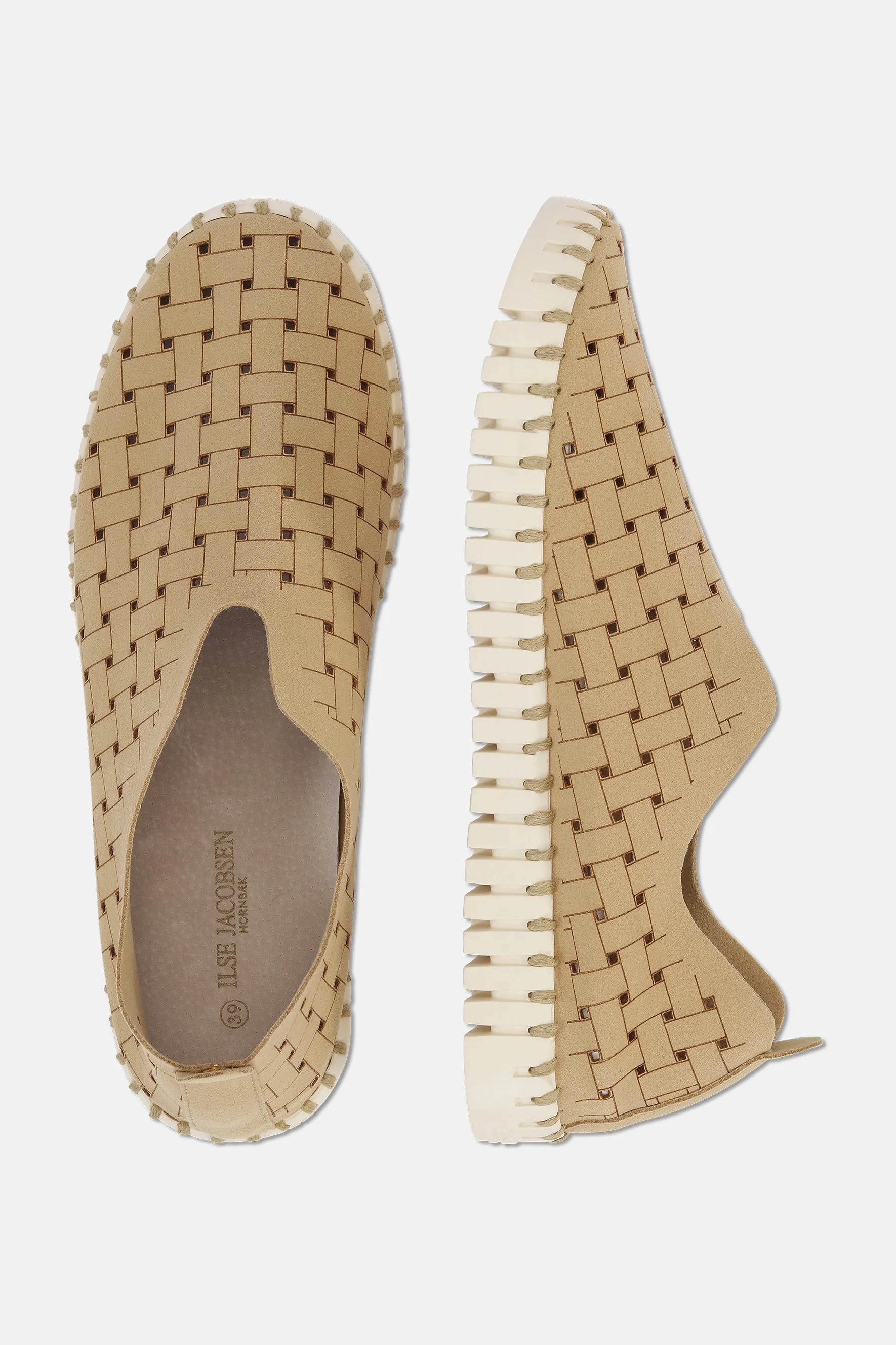 TULIP FLATS WEAVE-Footwear-ILSE JACOBSEN-Coriander