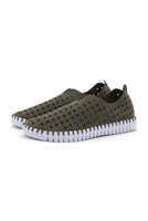 TULIP FLATS | WEAVE-Footwear-ILSE JACOBSEN-36-DEEP OLIVE 465-Coriander