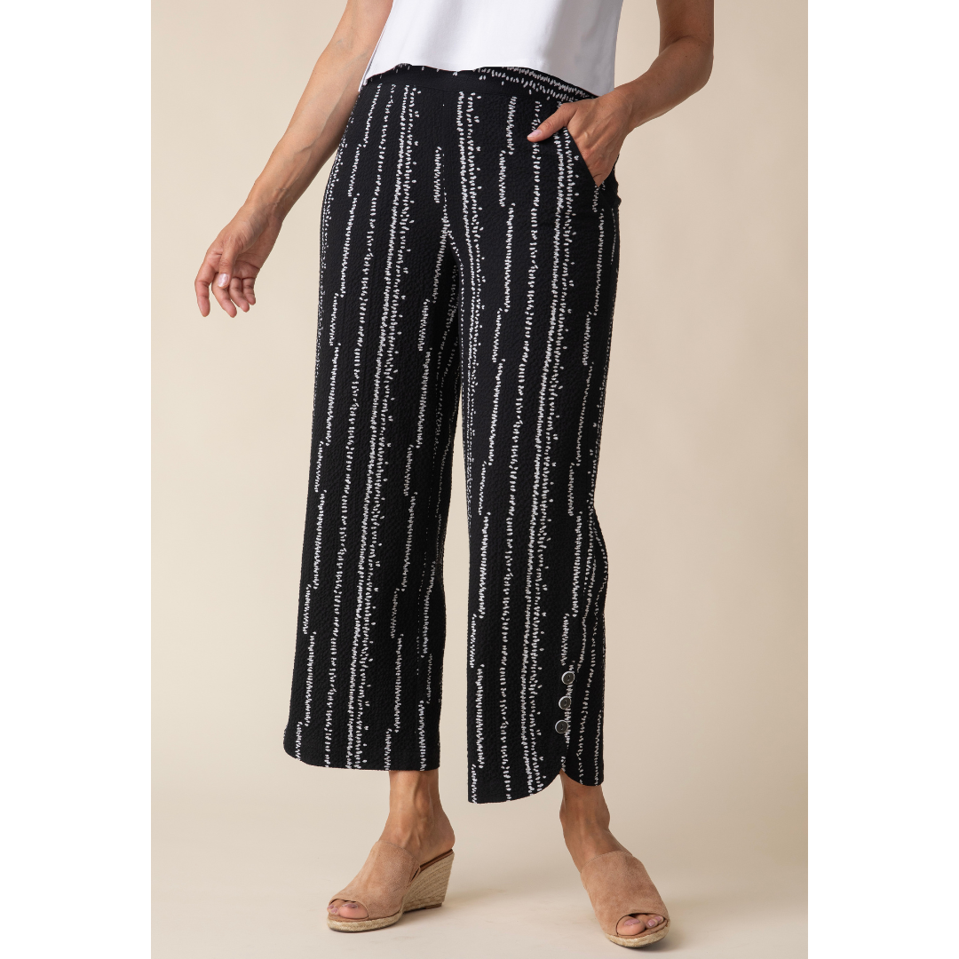 TULIP HEM CROP PANT-Bottoms-HABITAT-XSMALL-Black-Coriander