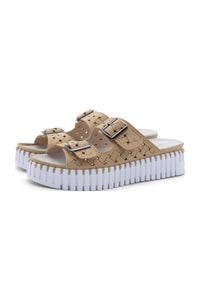 TULIP PLATFORM SANDAL-Footwear-ILSE JACOBSEN-36-LATTE 110-Coriander