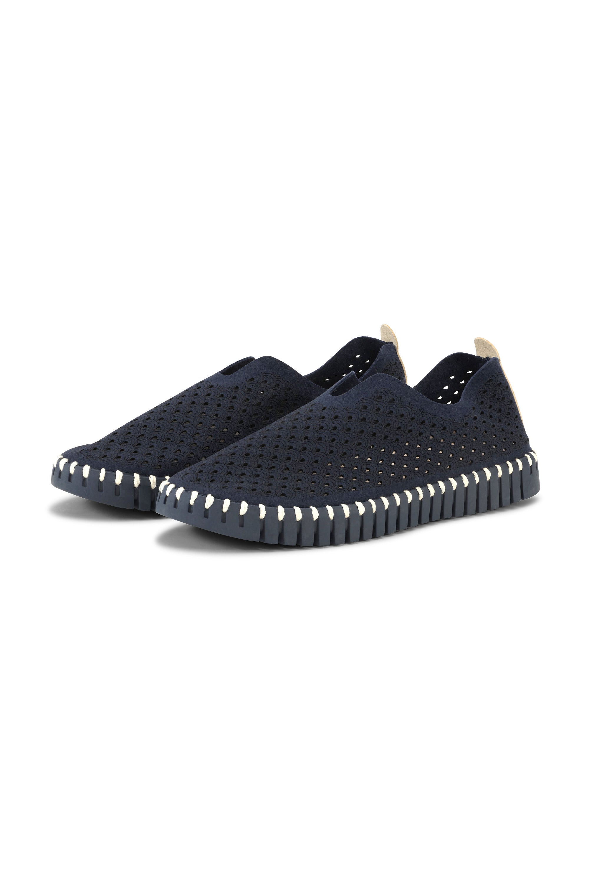 TULIP SHOE | ORIGINAL FLAT MONOCHROMATIC: DARK INDIGO-Uncategorised-ILSE JACOBSEN-Coriander