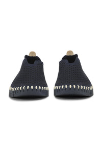 TULIP SHOE | ORIGINAL FLAT MONOCHROMATIC: DARK INDIGO-Uncategorised-ILSE JACOBSEN-Coriander