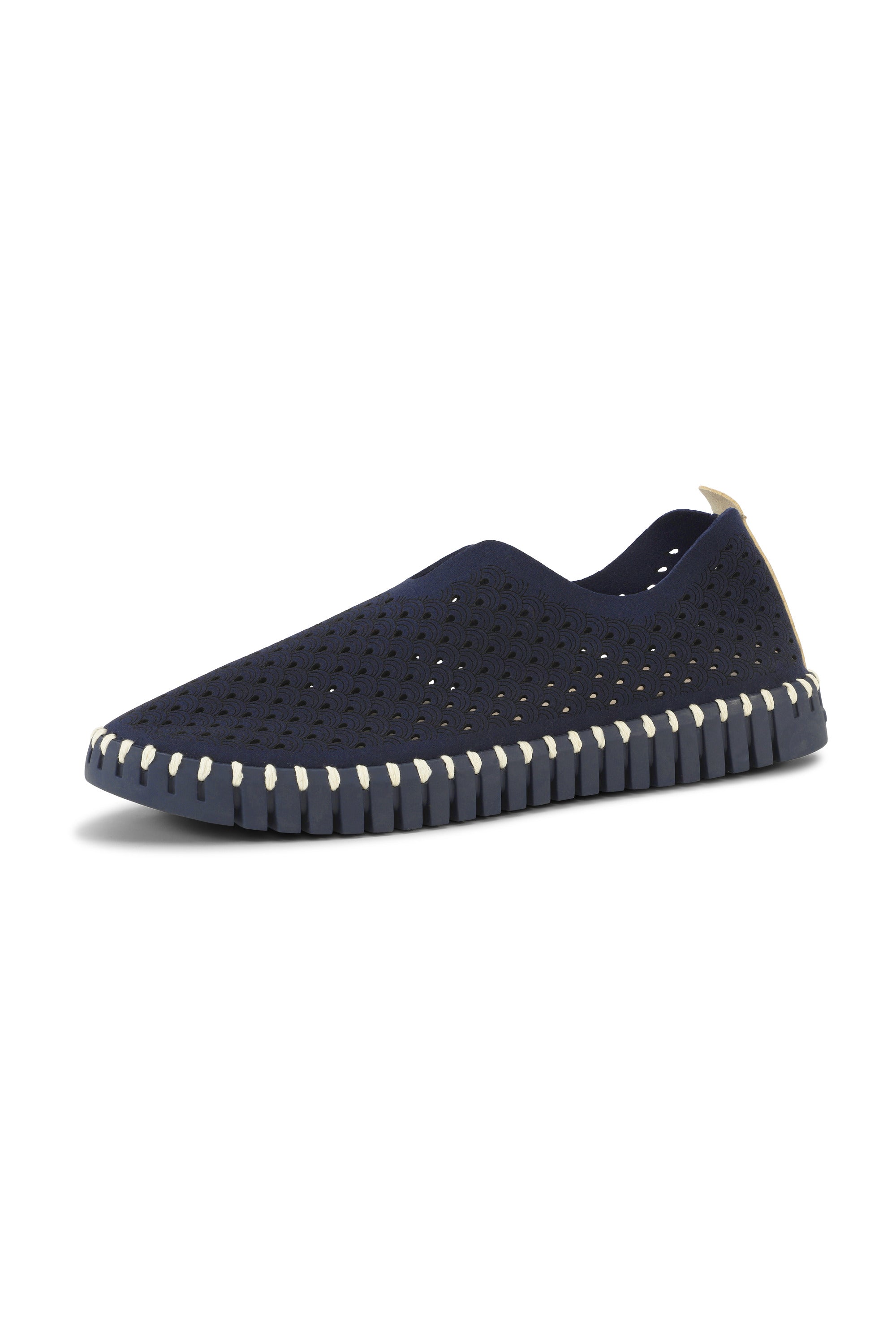 TULIP SHOE | ORIGINAL FLAT MONOCHROMATIC: DARK INDIGO-Uncategorised-ILSE JACOBSEN-Coriander