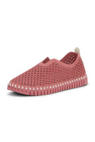 TULIP SHOE | ORIGINAL FLAT MONOCHROMATIC: ROUGE-ROUGE-Socks & Footwear-ILSE JACOBSEN-36-ROUGE-ROUGE 321321-Coriander