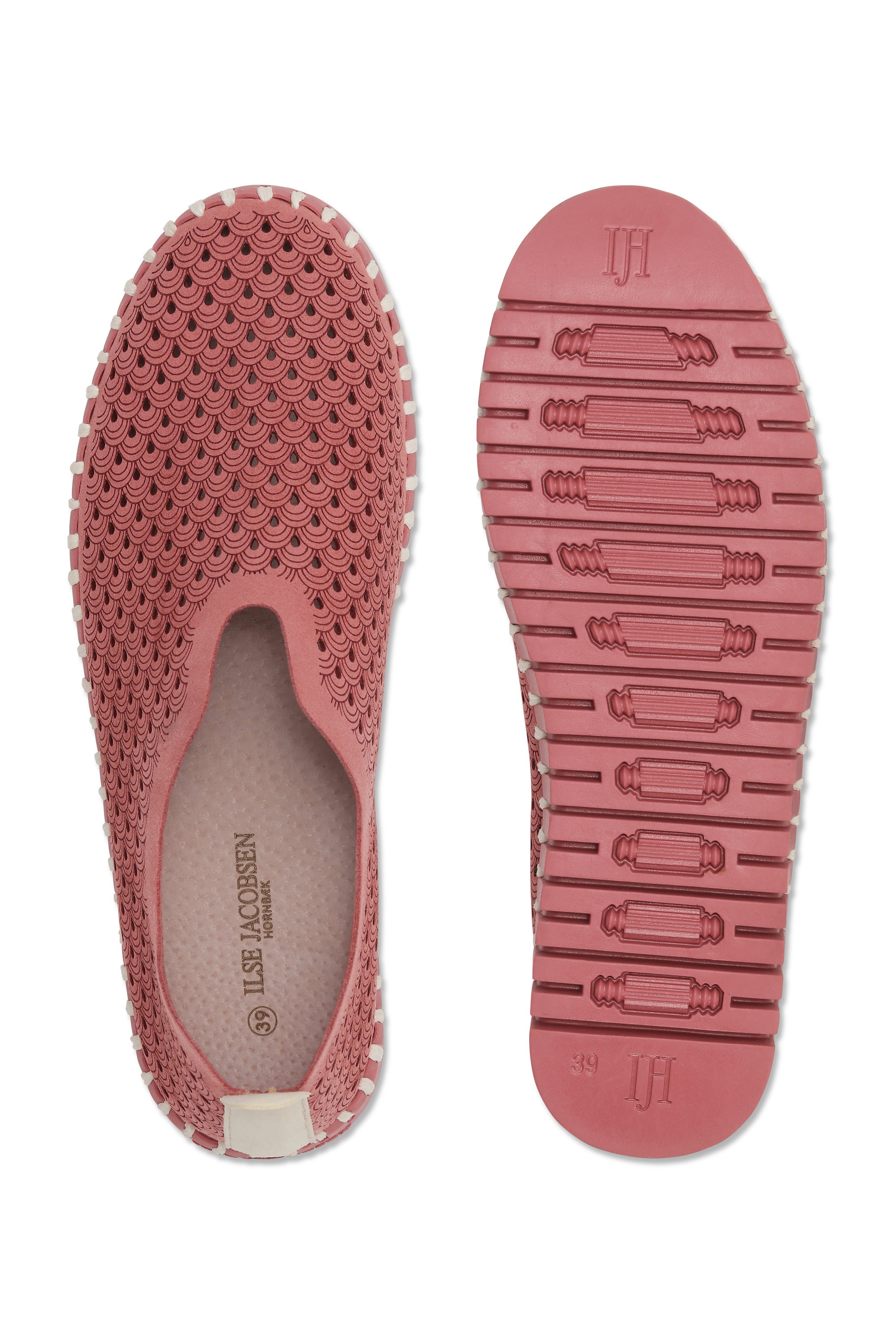 TULIP SHOE | ORIGINAL FLAT MONOCHROMATIC: ROUGE-ROUGE-Uncategorised-ILSE JACOBSEN-Coriander