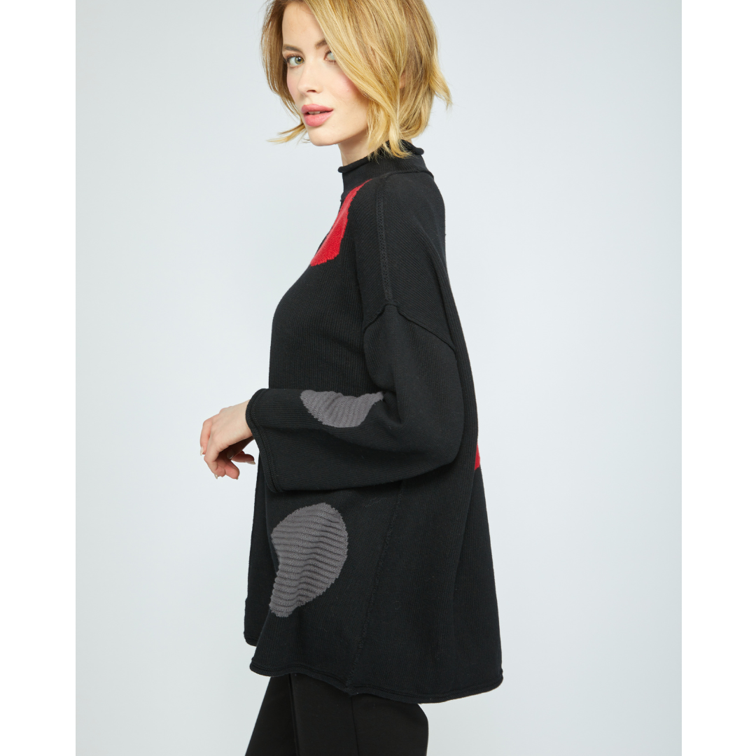 TUNIC | CIRCLE BACK-Jackets & Sweaters-OLIVIA-Coriander