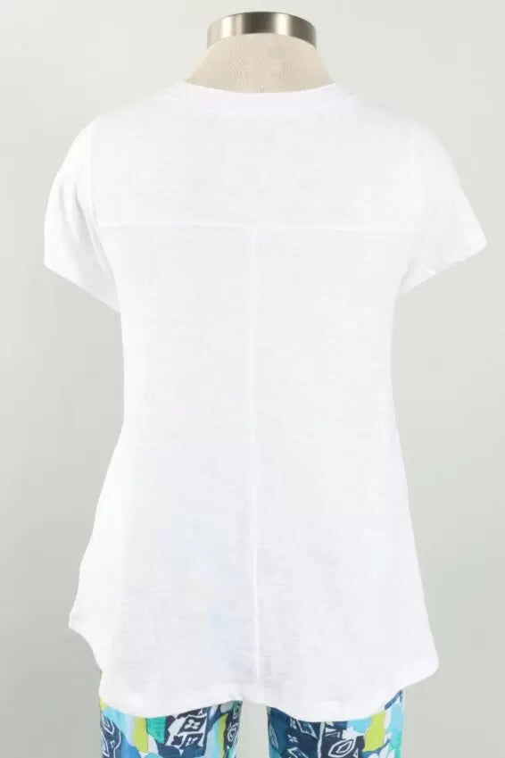 TUNIC | PIECED V-NECK-Top-ESCAPE-Coriander