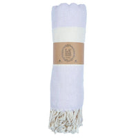 TURKISH BEACH TOWEL-Towel-LA HAMMAM-LAVENDER-Coriander