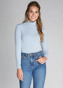 TURTLENECK TOP | LONGSLEEVE-Basics-CEST MOI-ONE SIZE-Blue-Coriander