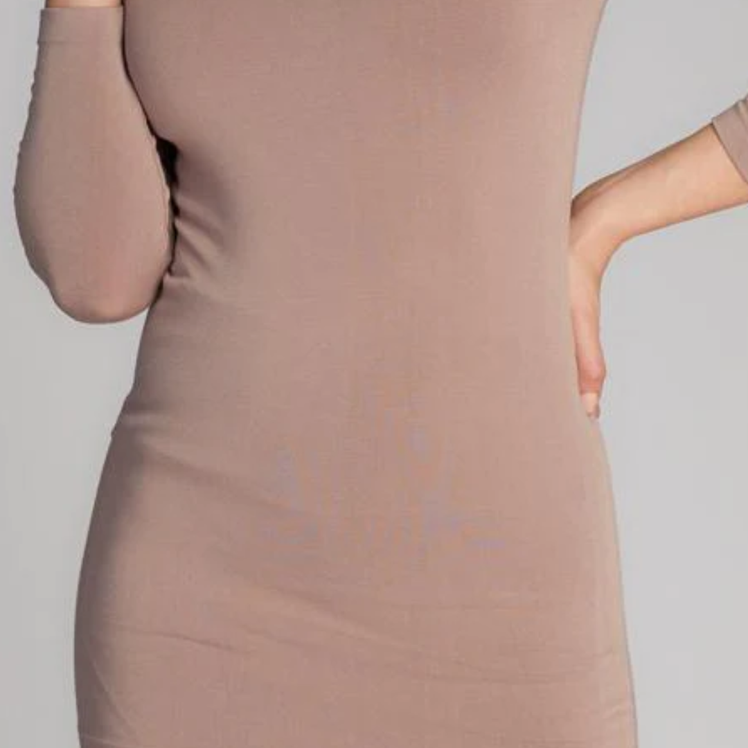 TURTLENECK TOP | LONGSLEEVE-Basics-CEST MOI-ONE SIZE-Taupe-Coriander
