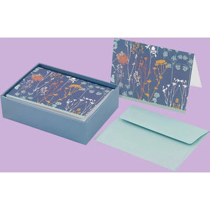 TWILIGHT GARDEN NOTE CARD SET-Books & Stationery-PETER PAUPER PRESS-Coriander