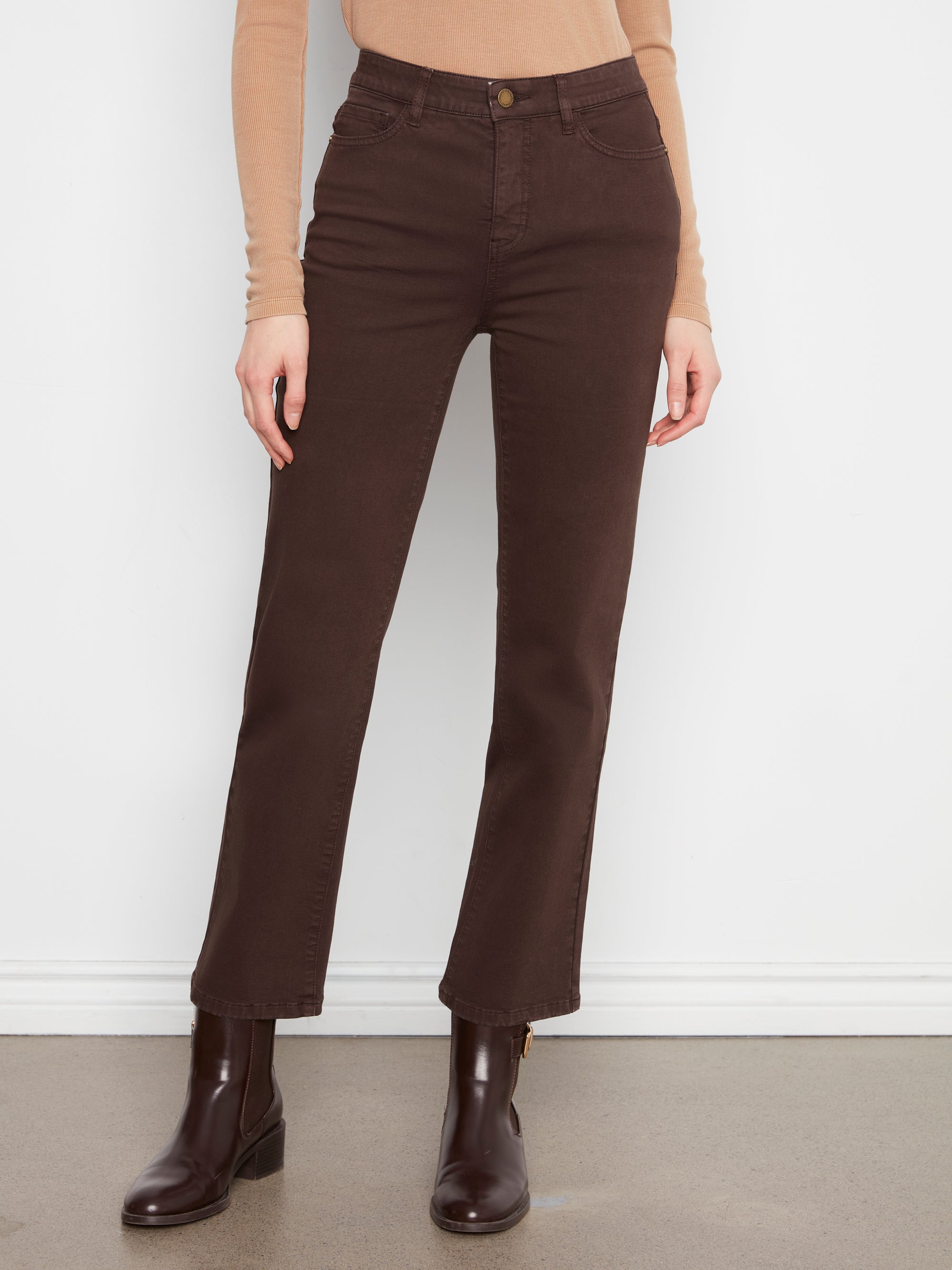 TWILL PANTS | STRAIGHT LEG-Bottoms-CHARLIE B-Coriander
