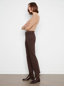 TWILL PANTS | STRAIGHT LEG-Bottoms-CHARLIE B-Coriander