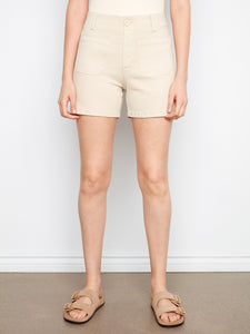 TWILL SHORTS | PATCH POCKETS-Bottoms-CHARLIE B-Coriander