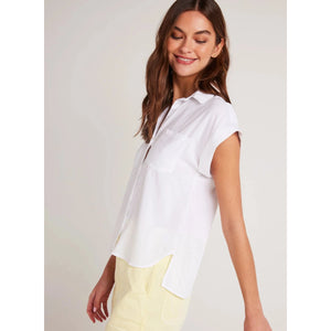 TWO POCKET SHIRT-Tops-BELLA DAHL-Coriander