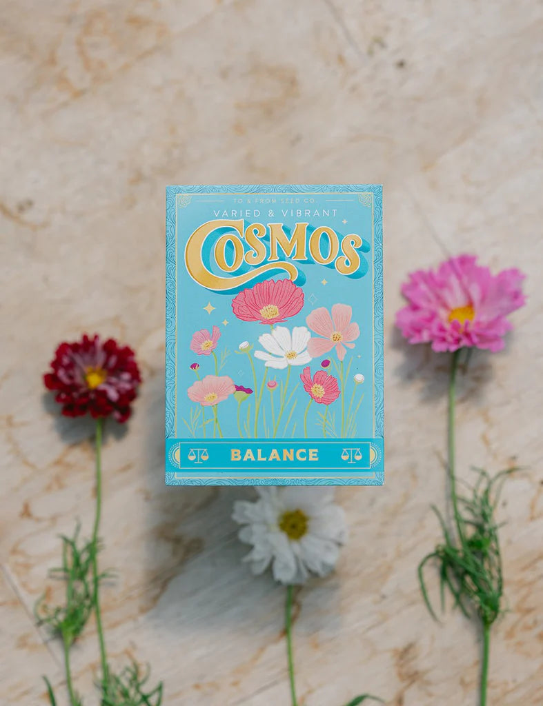 SEED PACKET | BALANCE: COSMOS FLOWERS