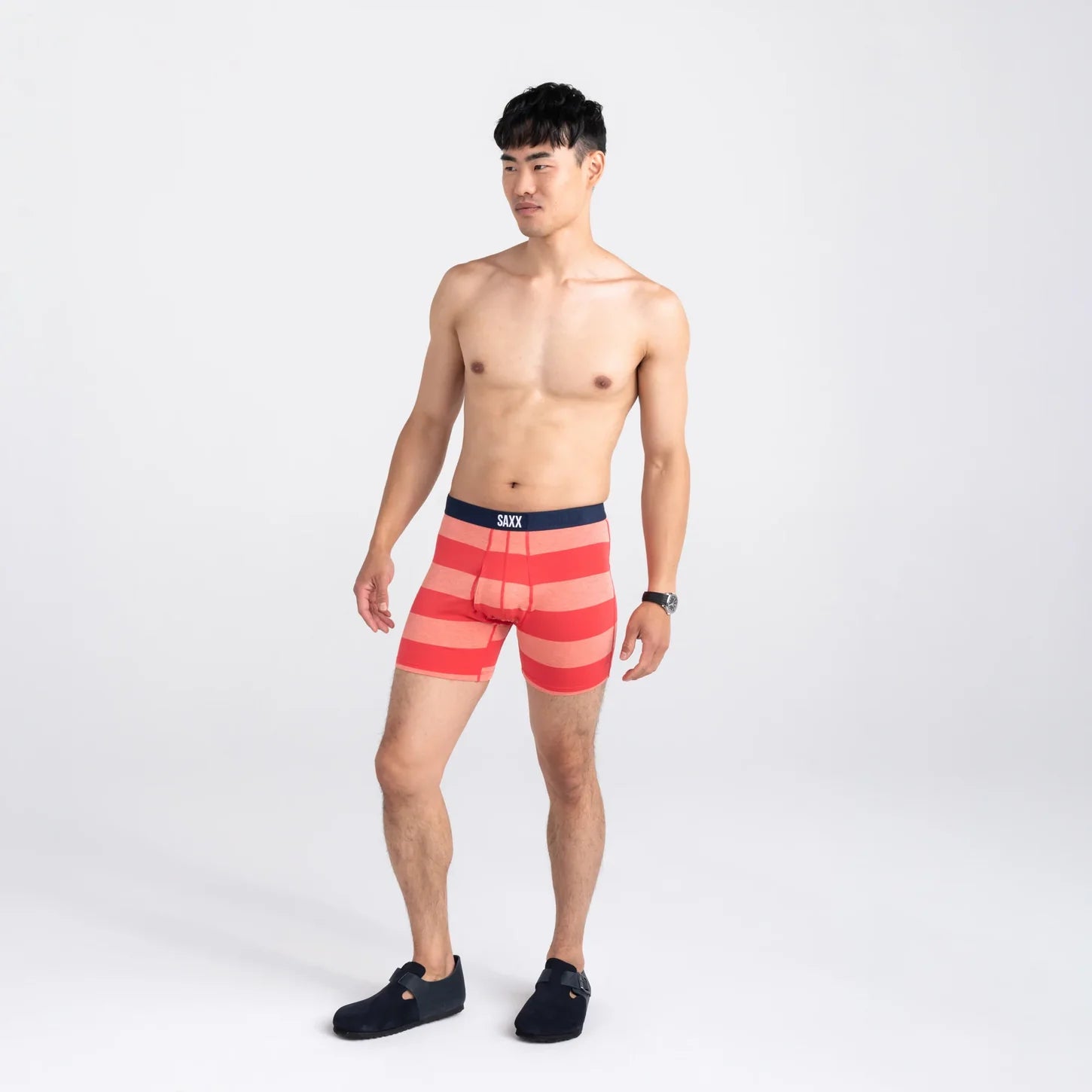 ULTRA 2PACK RED OMBRE RUGBY/NAVY-Underwear-SAXX-Coriander