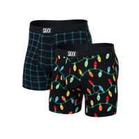 ULTRA BOXER BRIEF 2 PACK | GETTA WATT & WINDOWPANE-Intimates-SAXX-SMALL-GETTA WATT-WINDOWPAN-Coriander