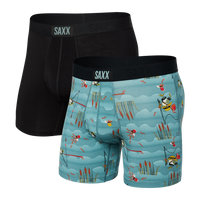 ULTRA BOXER BRIEF 2PK | GONE FISHING - BLACK-Intimates-SAXX-MEDIUM-GONE FISHING-BLACK-Coriander