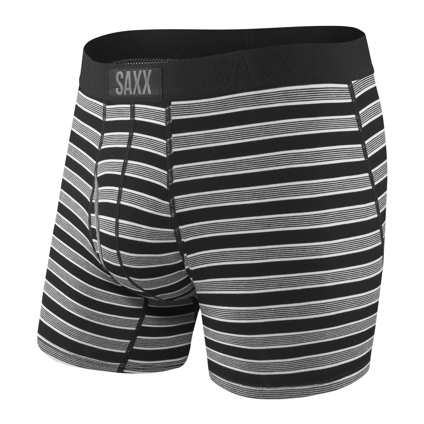 ULTRA BOXER BRIEF | BLACK CREW STRIPE-Underwear-SAXX-SMALL-BLACK CREW STRIPE-Coriander