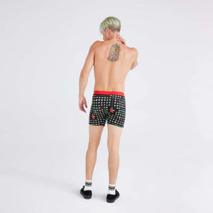 ULTRA BOXER BRIEF | SLEIGH INVADERS BLACK-Intimates-SAXX-Coriander