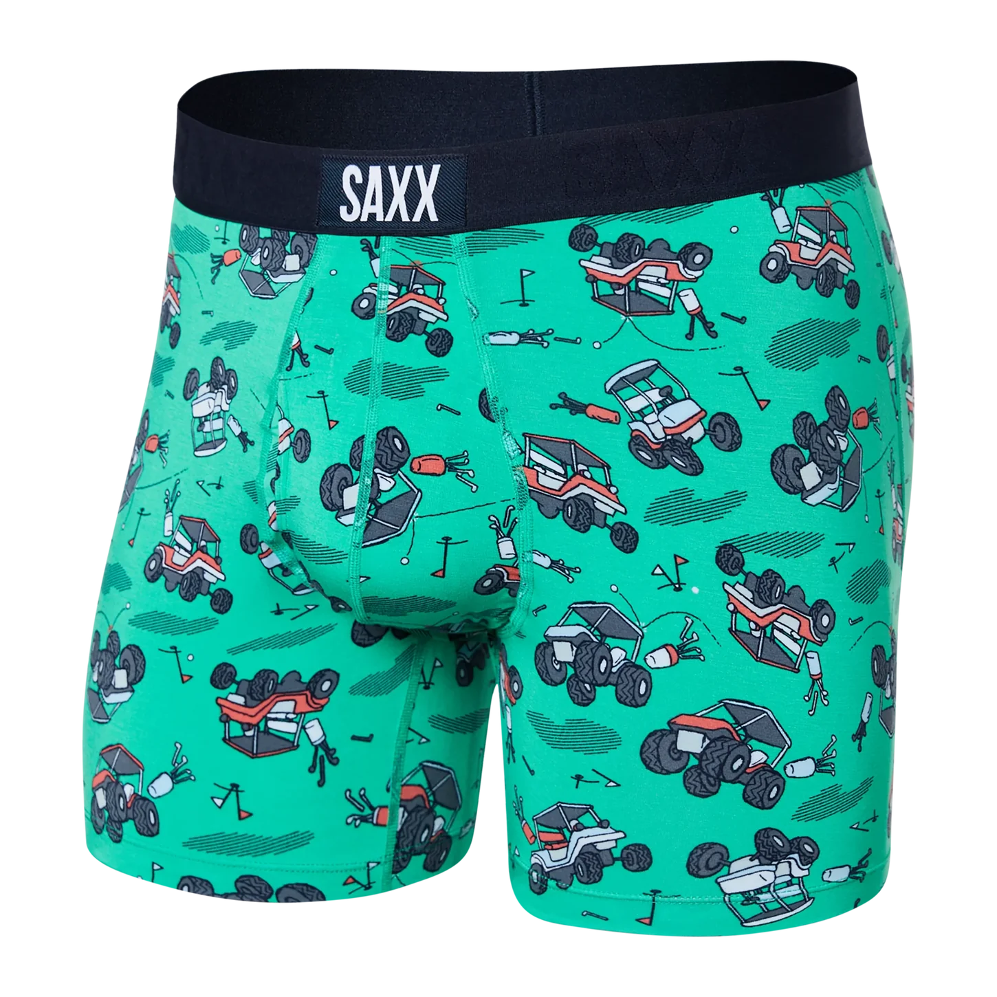 ULTRA - OFF COURSE CARTS GREEN-Underwear-SAXX-SMALL-OFF COURSE CARTS GRN-Coriander