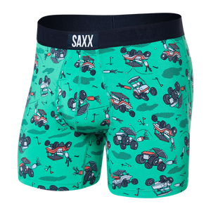 ULTRA - OFF COURSE CARTS GREEN-Underwear-SAXX-SMALL-OFF COURSE CARTS GRN-Coriander