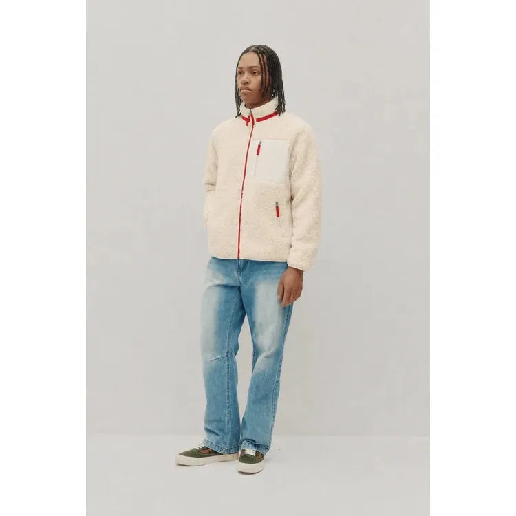 UNISEX SHERPA FLEECE JACKET | CANADA EDITION-Jackets & Sweaters-KUWALLA-Coriander